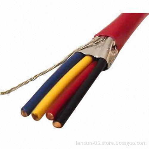 Alarm cables with bare copper stranded or solid conductor